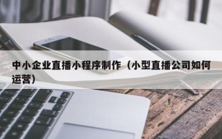 博尔塔拉蒙古中小企业直播小程序制作（小型直播公司如何运营）